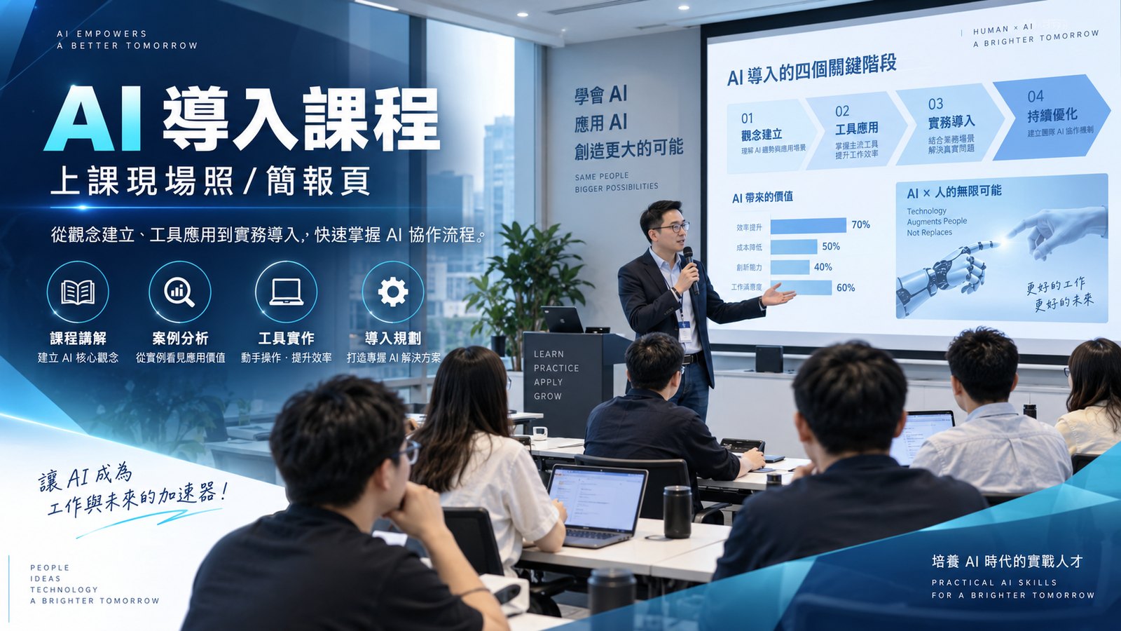 AI 導入課程：從說服到實機操作