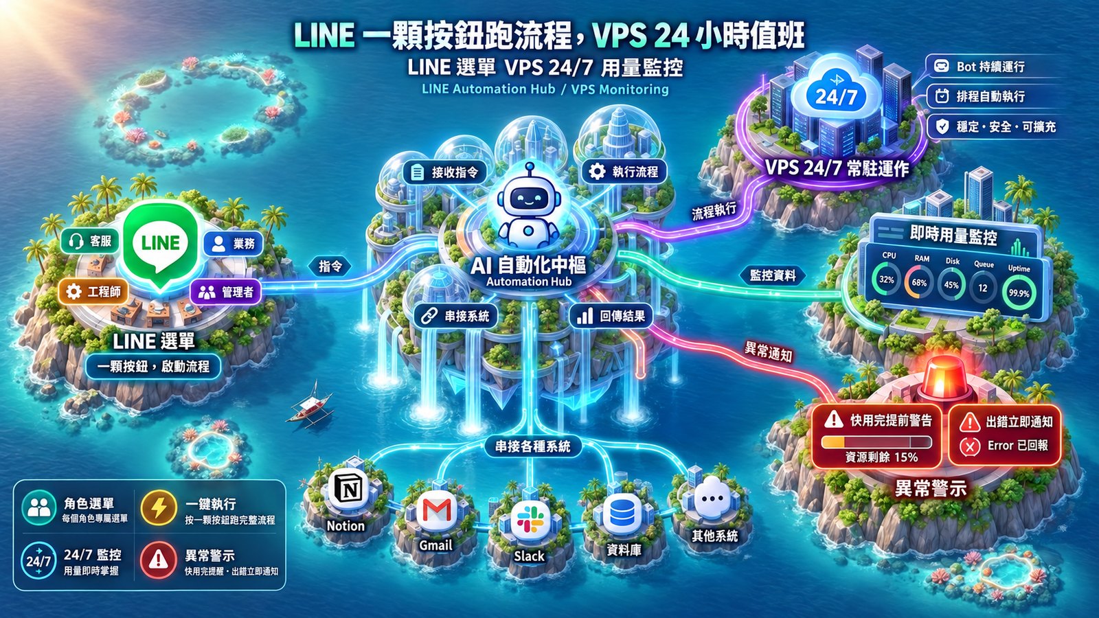 自動化平台總覽：把數位孤島串成一條線